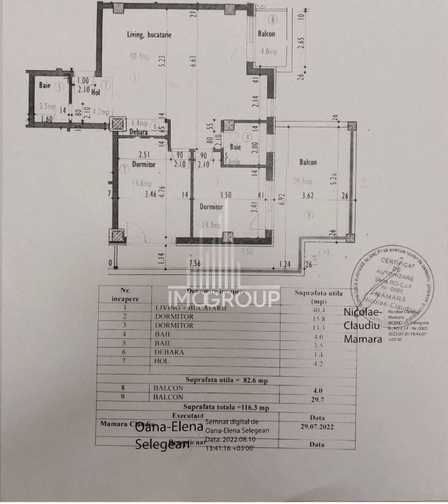 De vanzare apartament 3 camere terasa garaj Iulius Mall