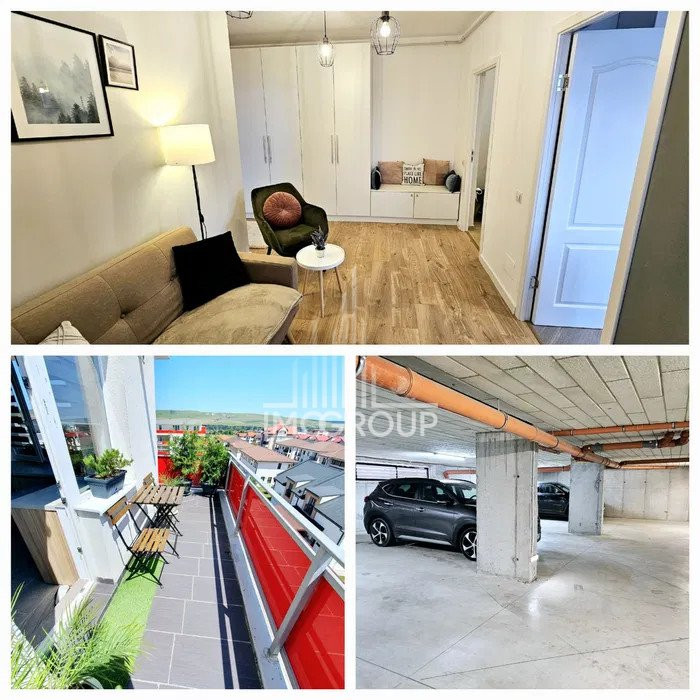 Comision 0%! Apartament modern, 2 camere, terasa 18 mp, garaj, Floresti.