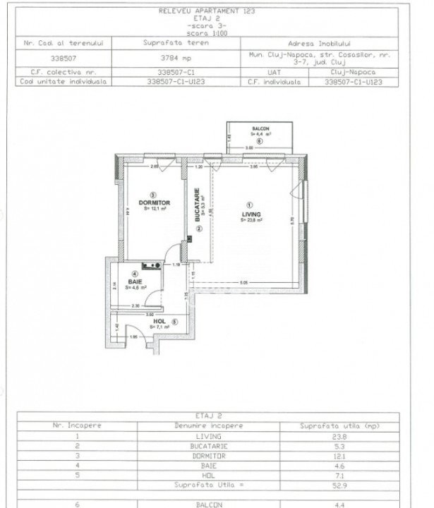 ANTECONTRACT De vanzare apartament 2 camere parcare subterana Comision 0%