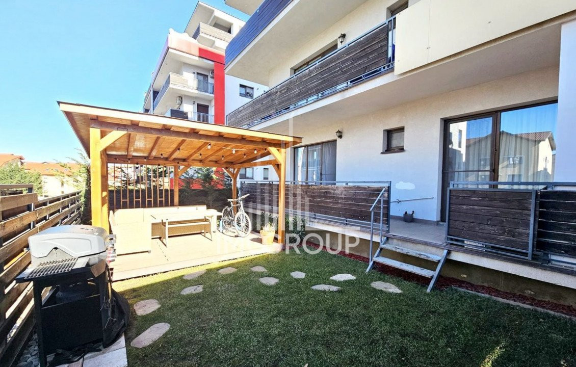 Apartament 2 cam decomandate, gradina 44mp, garaj, Bonjour