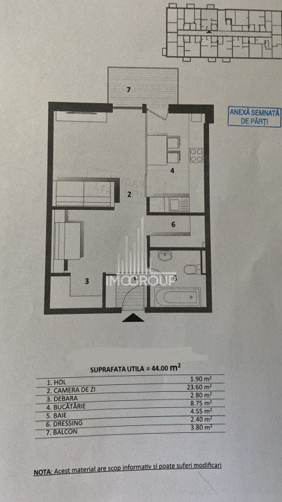 Ideal investiție | Apartament cu 2 camere | Semifinisat | Parcare inclusa 