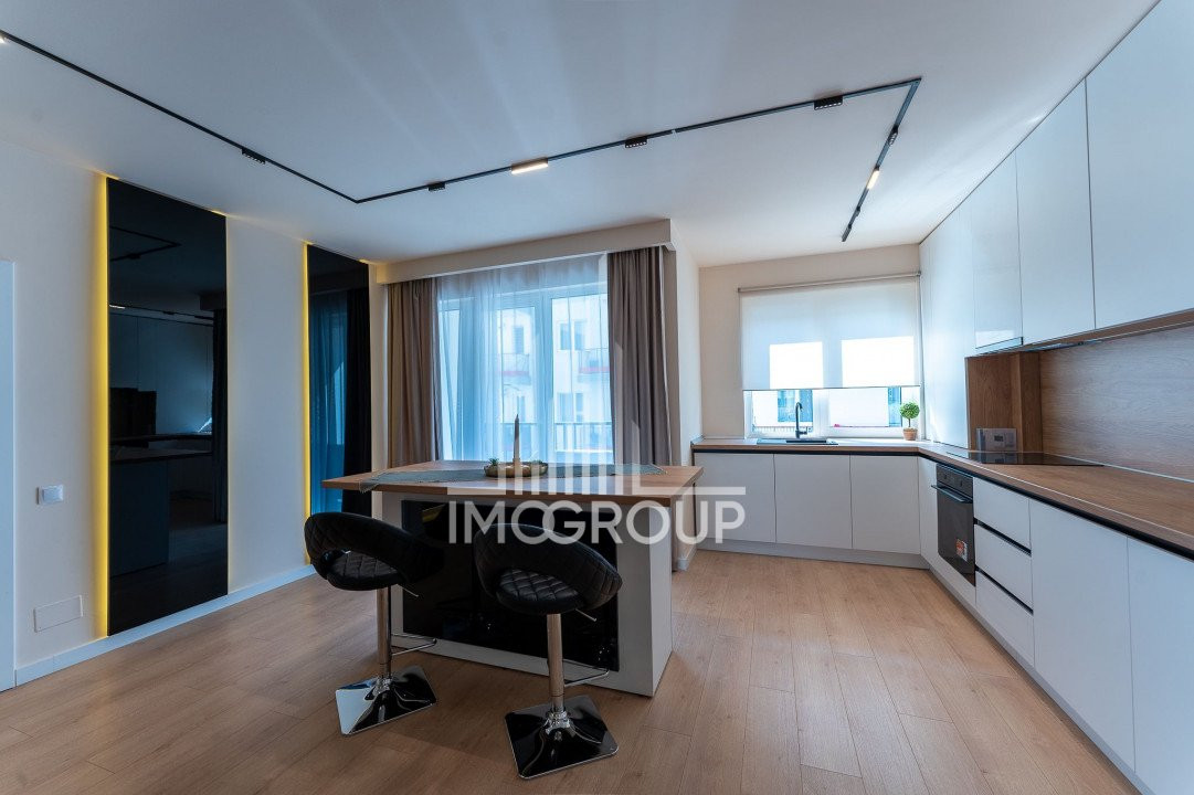 Comision 0%! Apartament ultrafinisat, nou, 2 camere, garaj, zona VIVO, Floresti