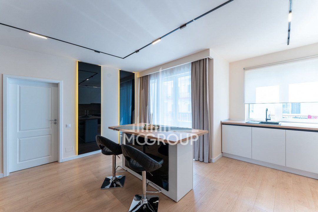 Comision 0%! Apartament ultrafinisat, nou, 2 camere, garaj, zona VIVO, Floresti