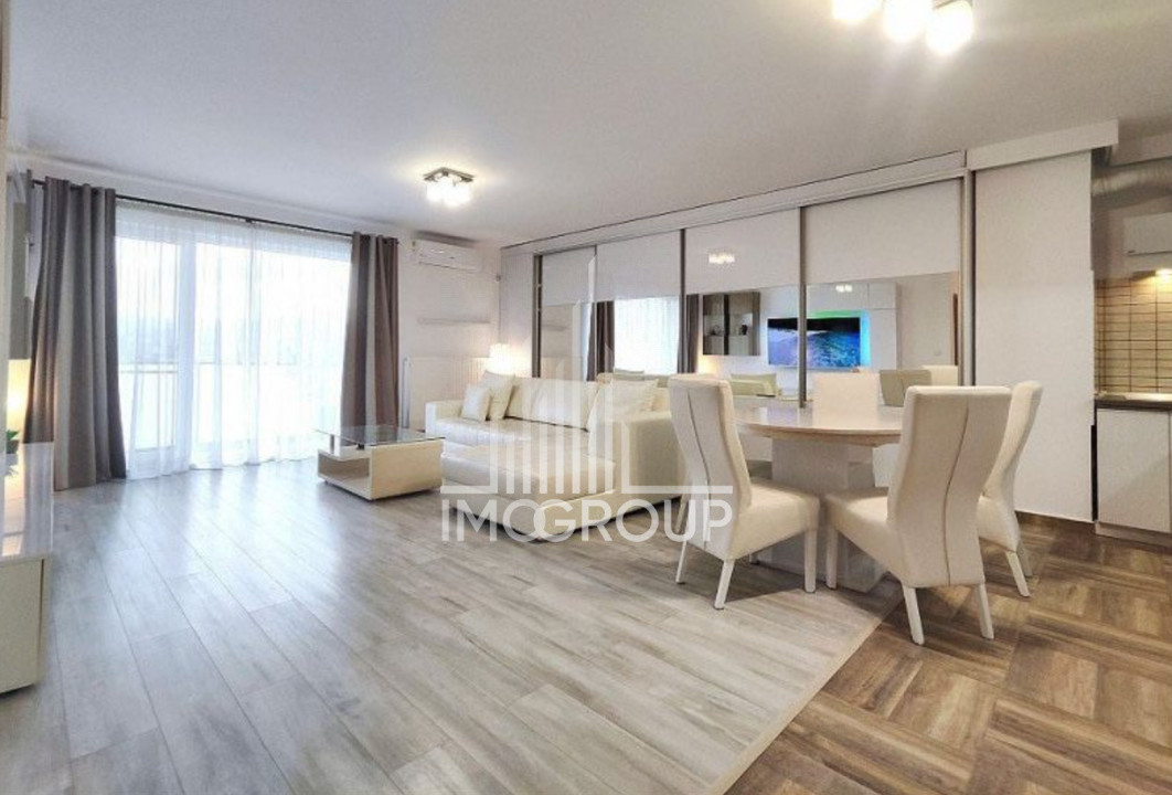 Apartament cu 3 camere de inchiriat, str Ploiesti, parcare, NTT DATA