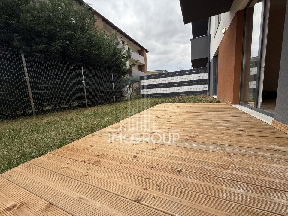 Apartament cu grădină | 2 camere | zona Centrală | Finisaje premium 
