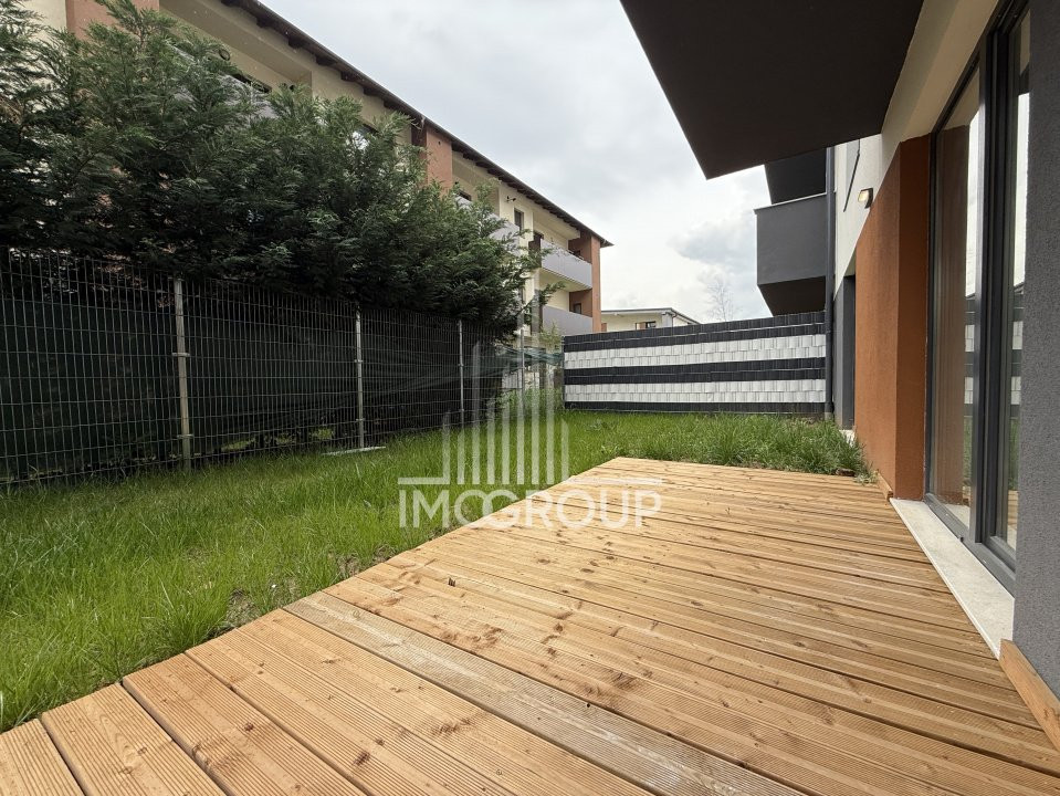 Apartament cu grădină | 2 camere | zona Centrală | Finisaje premium 