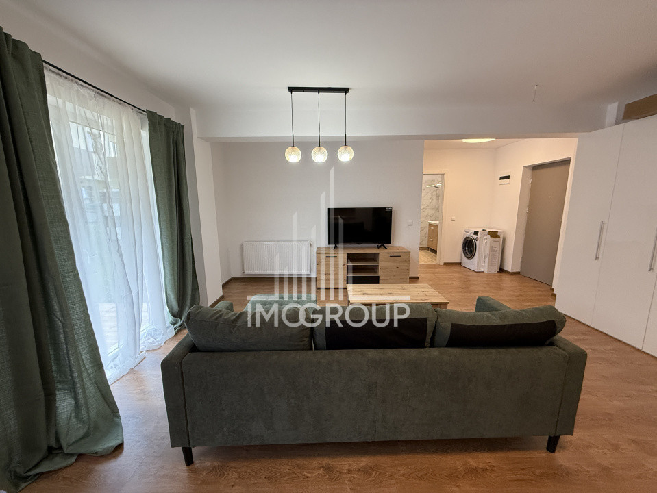 Apartament cu grădină | 2 camere | zona Centrală | Finisaje premium 