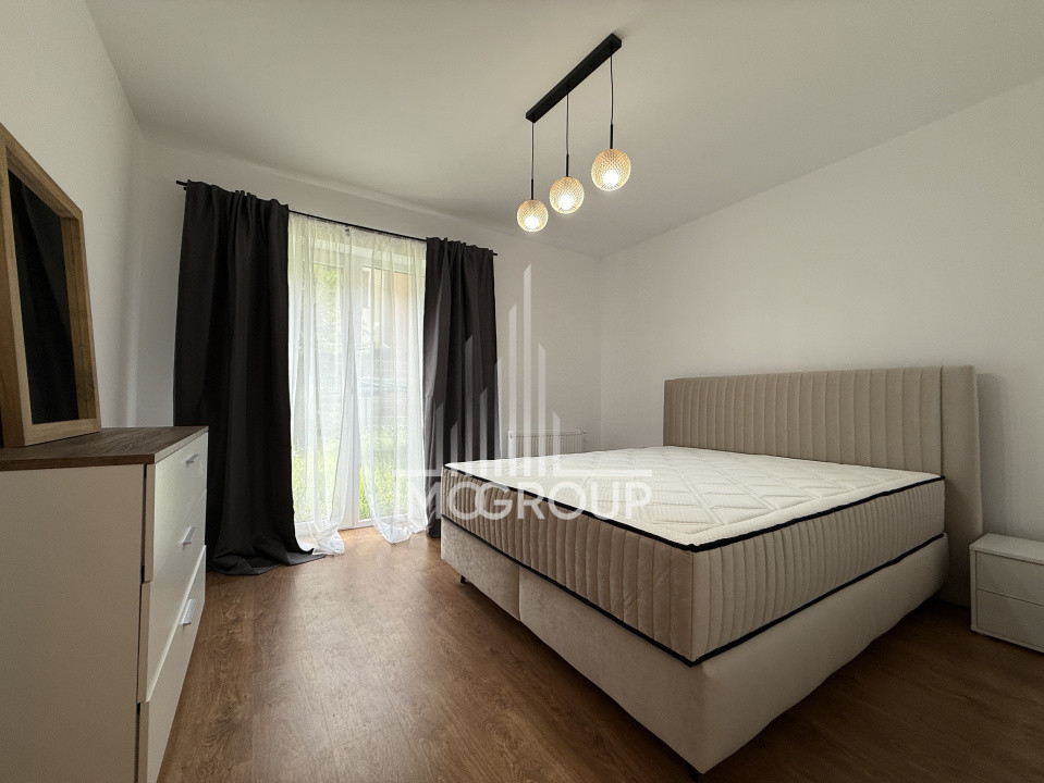 Apartament cu grădină | 2 camere | zona Centrală | Finisaje premium 