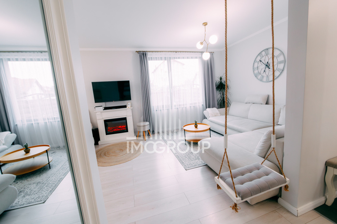 Duplex 105mp, cu 4 camere, 115mp curte liberă și terasă generoasă, Între Lacuri
