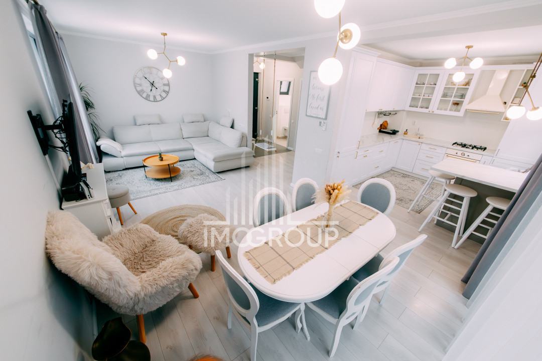 Duplex 105mp, cu 4 camere, 115mp curte liberă și terasă generoasă, Între Lacuri