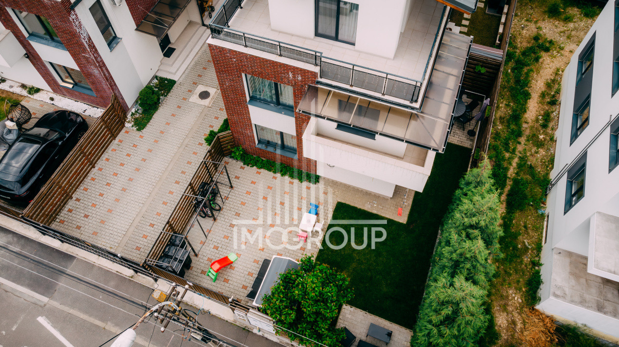 Duplex 105mp, cu 4 camere, 115mp curte liberă și terasă generoasă, Între Lacuri
