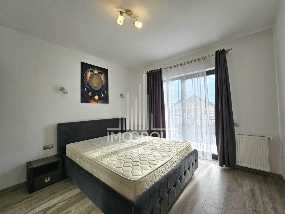 Apartament modern de închiriat 3 camere, 2 băi, 75 mp utili, garaj