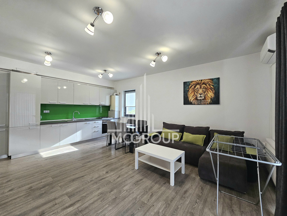 Apartament modern de închiriat 3 camere, 2 băi, 75 mp utili, garaj