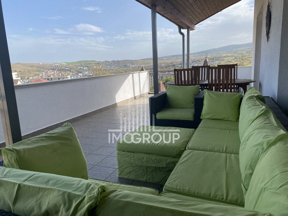 View superb, 40mp terasa, 3 camere decomandate, parcare, Buna Ziua