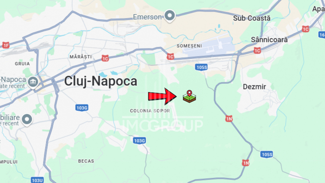 Parcelă de 5.800 mp. Zona Colonia Sopor EST, UTR A.