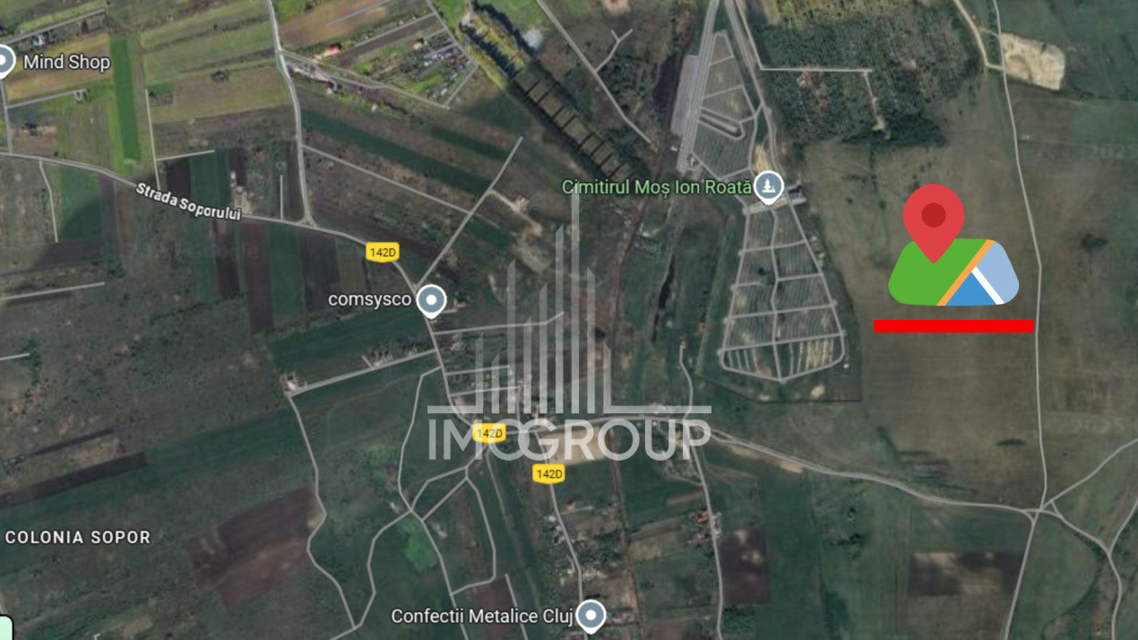 Parcelă de 5.800 mp. Zona Colonia Sopor EST, UTR A.