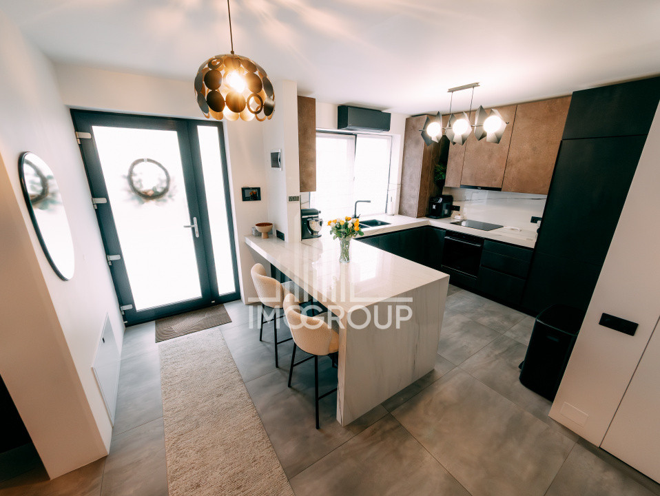 Duplex finisat premium, 4 camere, Între Lacuri