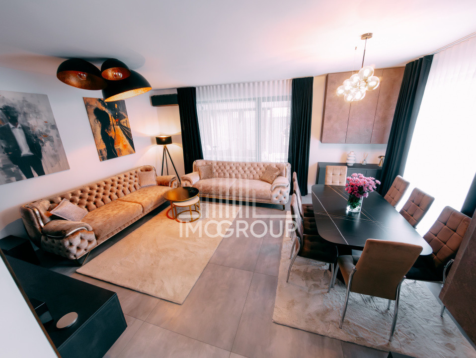 Duplex finisat premium, 4 camere, Între Lacuri