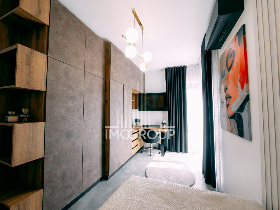 Duplex finisat premium, 4 camere, Între Lacuri