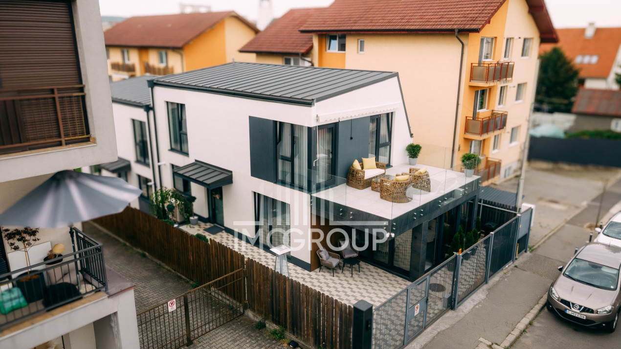 Duplex finisat premium, 4 camere, Între Lacuri