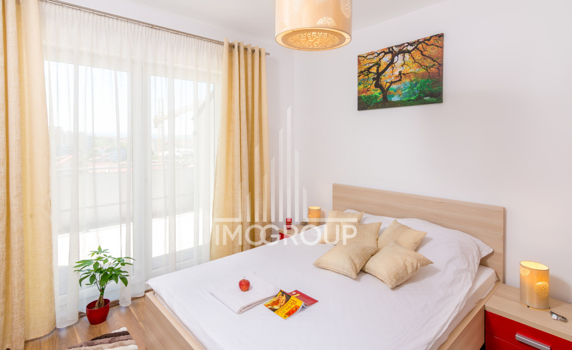 Apartament tip penthouse lux 3 camere cu panorama si terasa de inchiriat