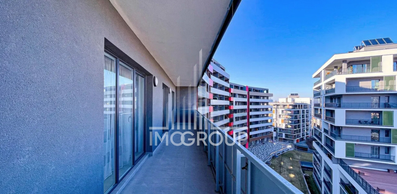 Apartament modern cu 3 camere, 2 băi și terasă de 30 mp, garaj