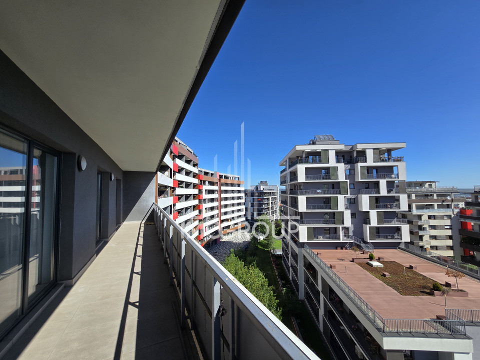 Apartament modern cu 3 camere, 2 băi și terasă de 30 mp, garaj