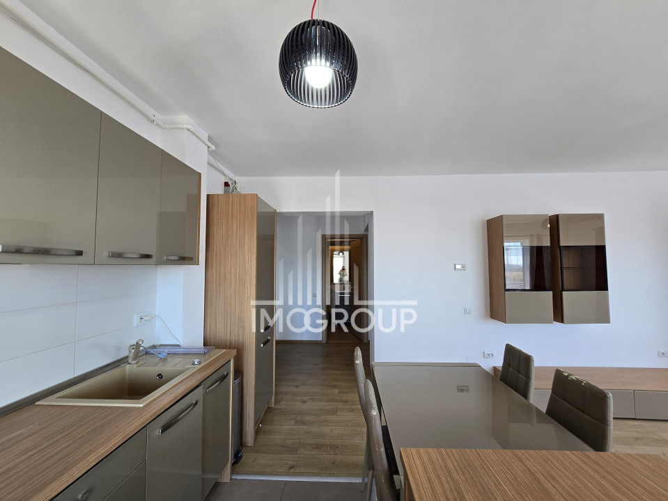 Apartament modern cu 3 camere, 2 băi și terasă de 30 mp, garaj