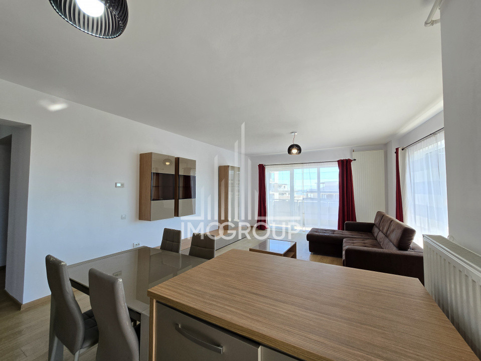 Apartament modern cu 3 camere, 2 băi și terasă de 30 mp, garaj