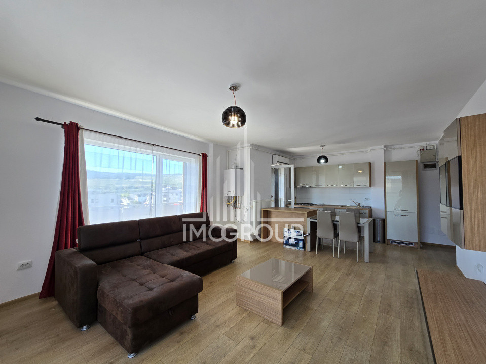 Apartament modern cu 3 camere, 2 băi și terasă de 30 mp, garaj