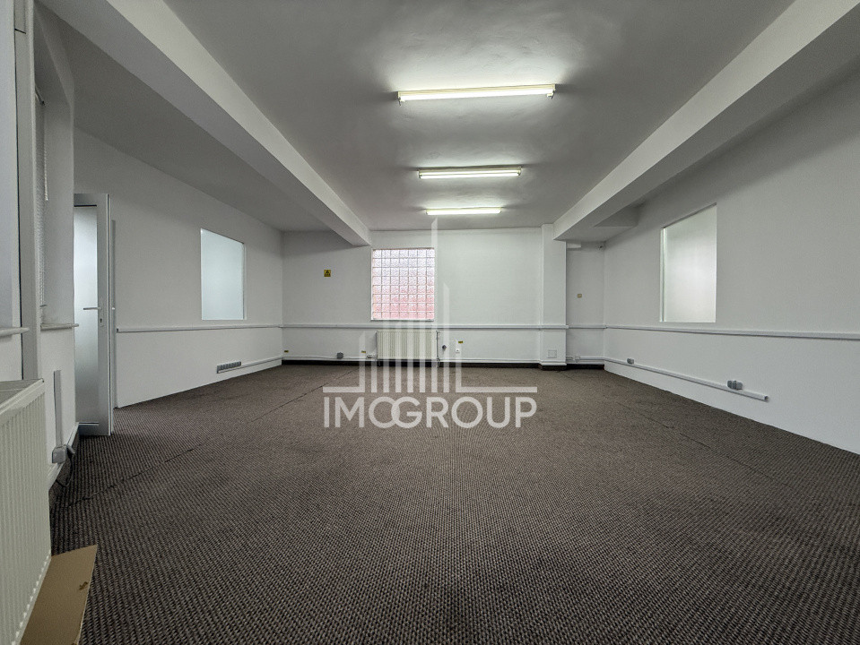 Spațiu de birouri | 3 încăperi | AC | 2 balcoane | 2 băi | 3 parcări 
