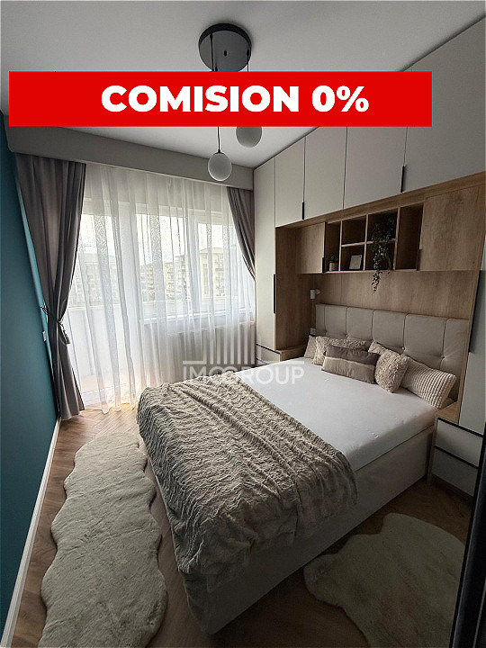 Comision 0% – 2 camere modern, etaj intermediar, balcon, mobilat, Florești Terra