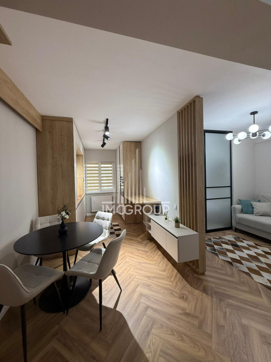 Comision 0% – 2 camere modern, etaj intermediar, balcon, mobilat, Florești Terra