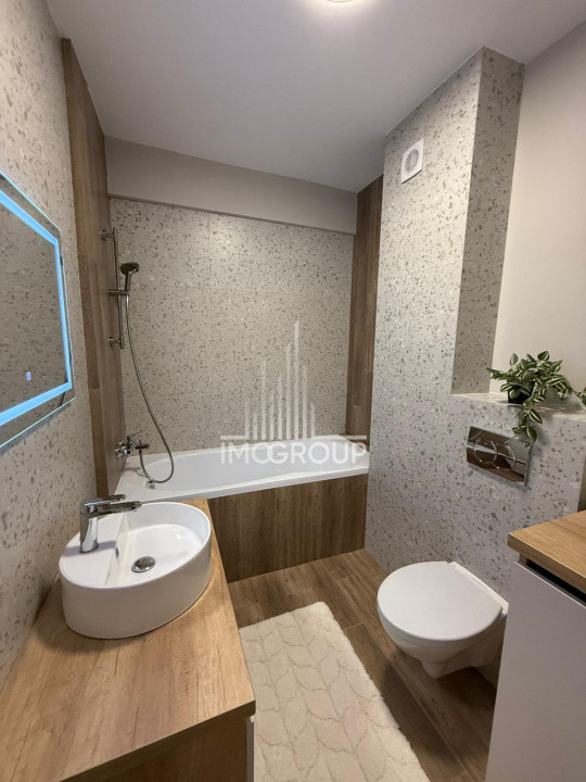 Comision 0% – 2 camere modern, etaj intermediar, balcon, mobilat, Florești Terra