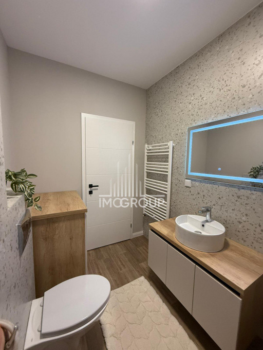 Comision 0% – 2 camere modern, etaj intermediar, balcon, mobilat, Florești Terra