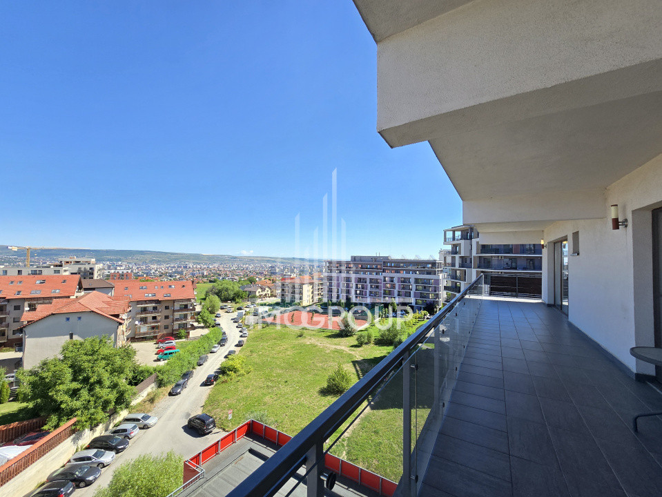 Apartament de lux 3 cam de inchiriat cu terasa panaoramic - Buna Ziua