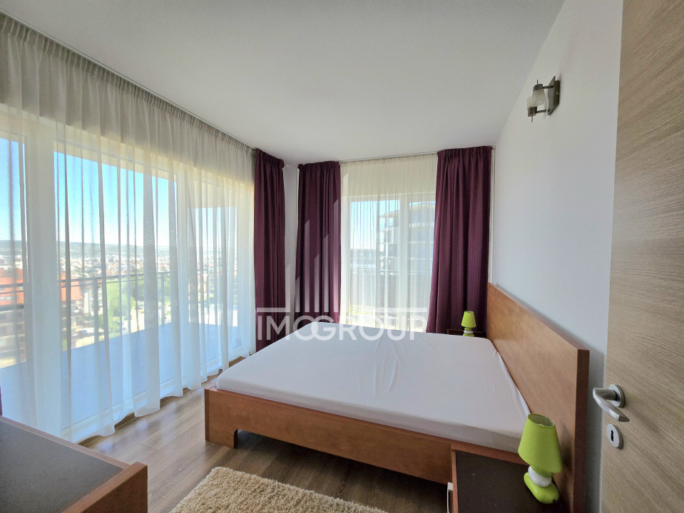Apartament de lux 3 cam de inchiriat cu terasa panaoramic - Buna Ziua