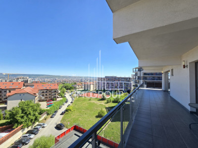 Apartament de lux 3 cam de inchiriat cu terasa panaoramic - Buna Ziua
