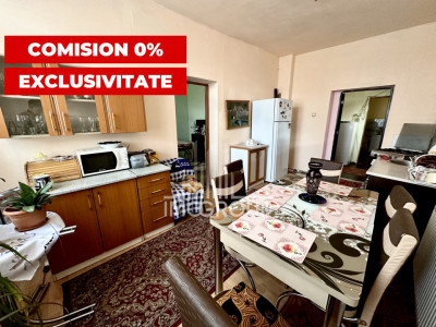 Apartament la curte comuna | cota teren 180mp | zona strazii Traian