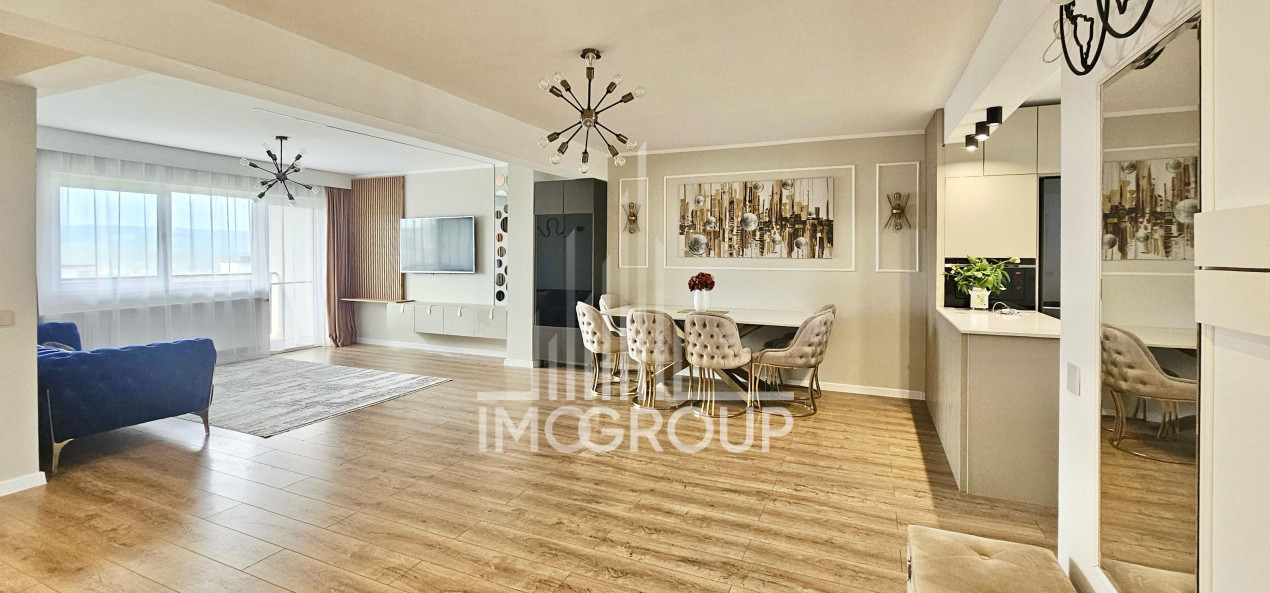 Apartament in duplex 150 mp utili, ultrafinisat, view deosebit, cartier Voronet