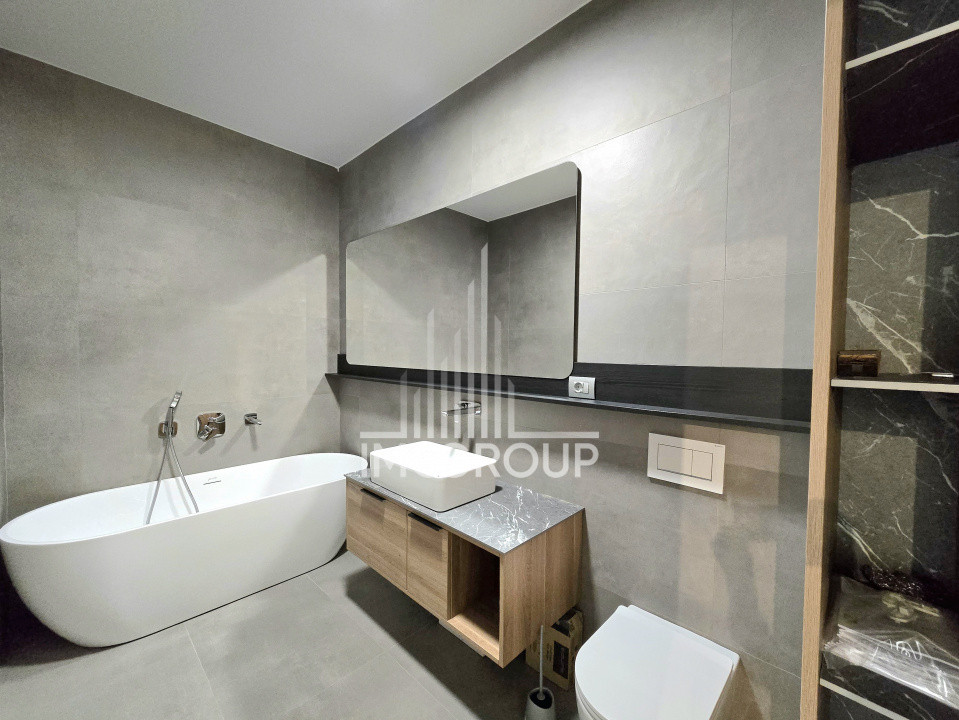 Apartament cu grădină privată -prima închiriere |60 mp| garaj subteran 