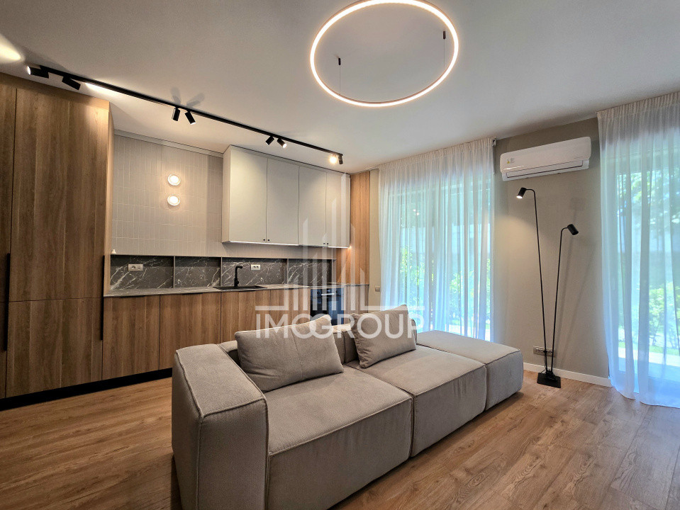 Apartament cu grădină privată -prima închiriere |60 mp| garaj subteran 