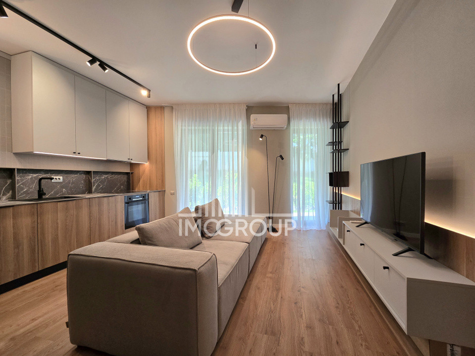 Apartament cu grădină privată -prima închiriere |60 mp| garaj subteran 
