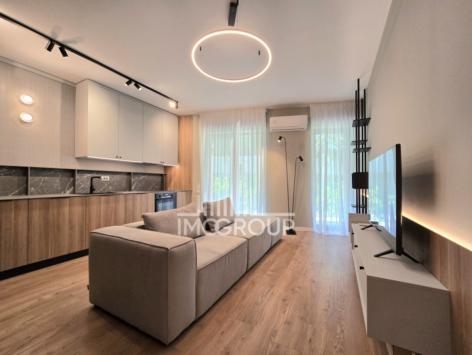 Apartament cu grădină privată -prima închiriere |60 mp| garaj subteran 