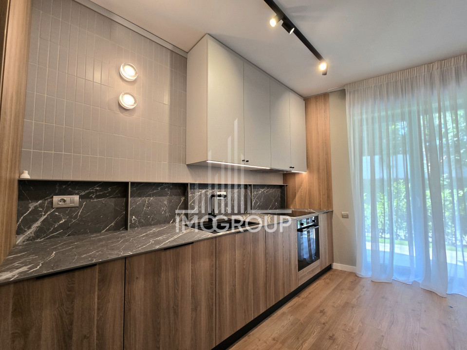 Apartament cu grădină privată -prima închiriere |60 mp| garaj subteran 