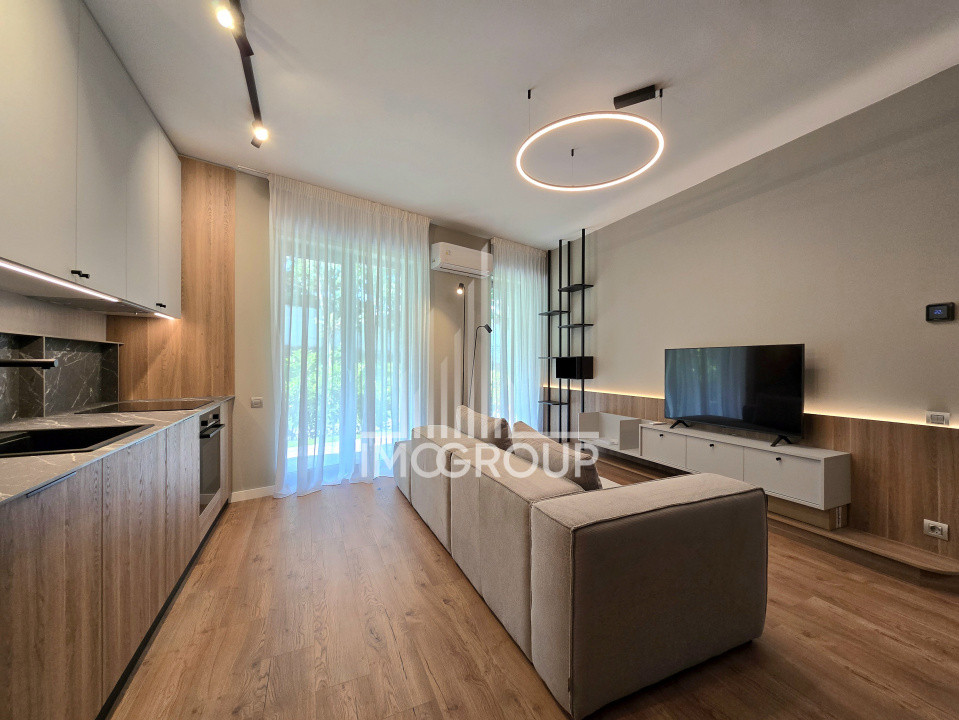 Apartament cu grădină privată -prima închiriere |60 mp| garaj subteran 