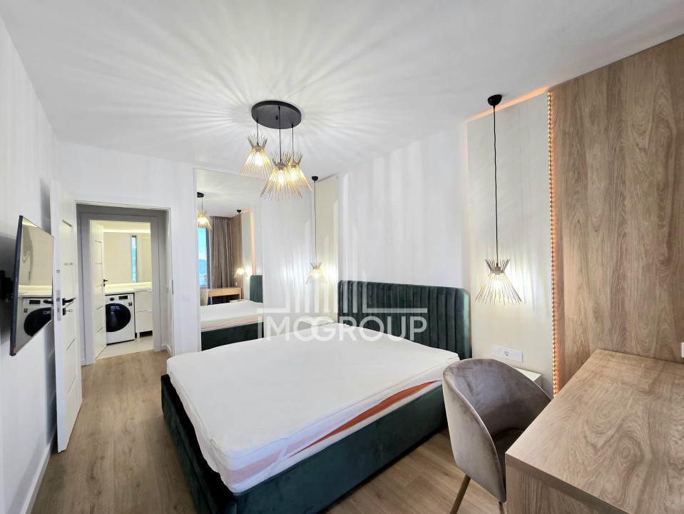 Apartament superb, 2 camere, prima închiriere, cu design modern și view 