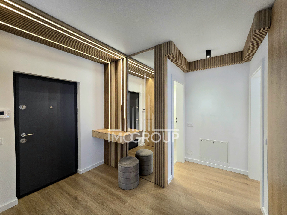 Apartament superb, 2 camere, prima închiriere, cu design modern și view 