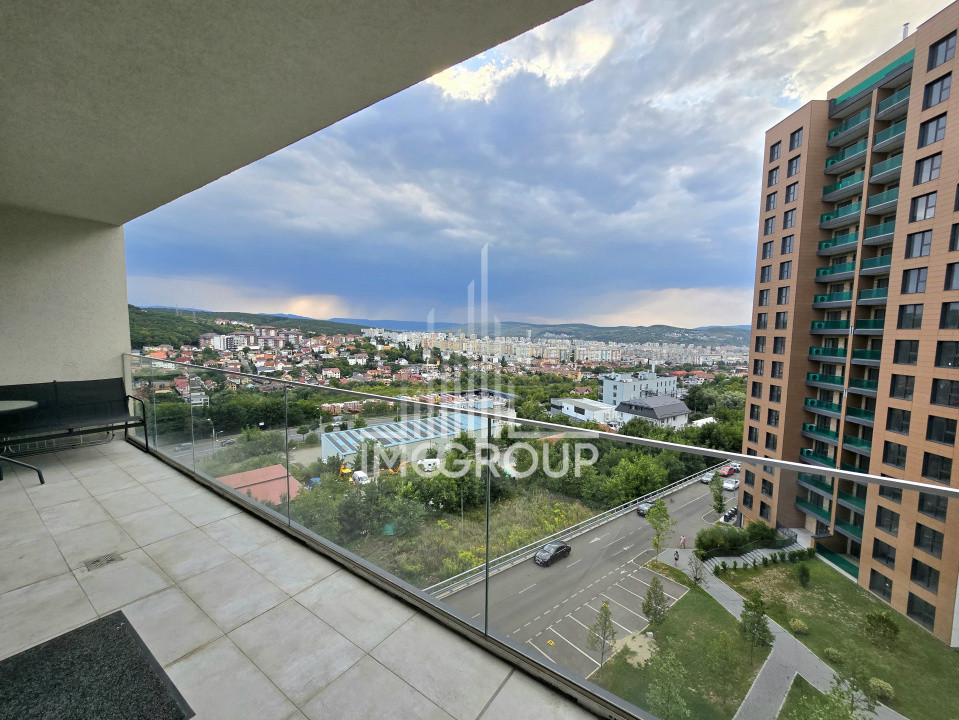 Apartament superb, 2 camere, prima închiriere, cu design modern și view 