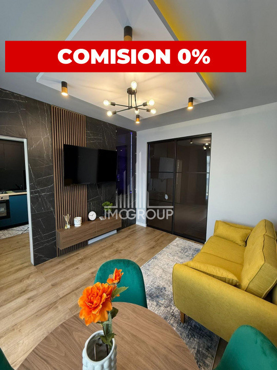 Apartament 3 camere, 53 mp + terasă 14 mp, mobilat, Florești Terra